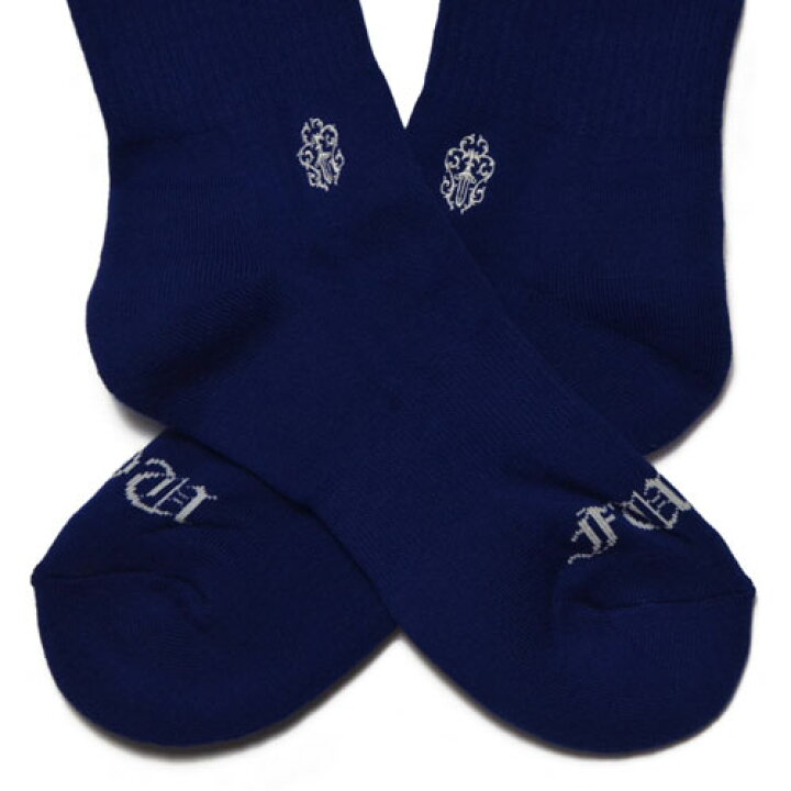 楽天市場】CHROME HEARTSClassic Stripe Socks - Blue / Redクロム 