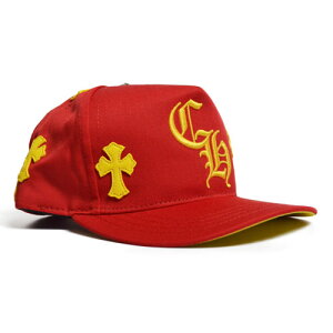 CHROME HEARTSCH RED HAT�N�����n�[�c���S ���U�[�p�b�` ���b�h �n�b�g �L���b�v CAP