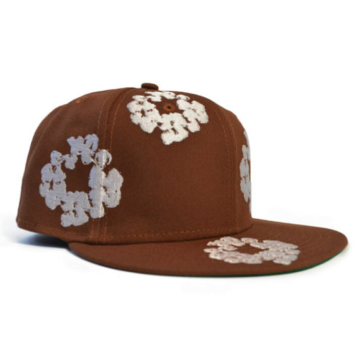 楽天市場】DENIM TEARSNew Era Cotton Wreath 59/50 Brownデニム 