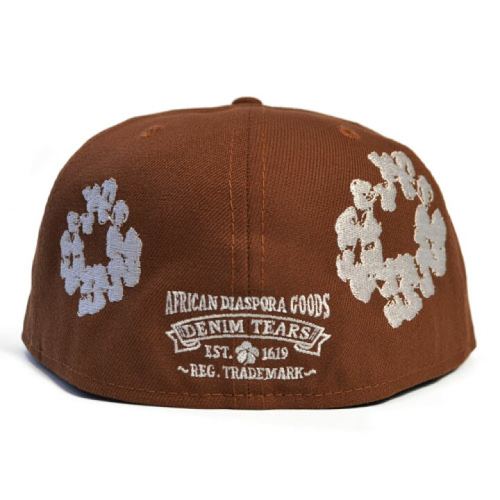 楽天市場】DENIM TEARSNew Era Cotton Wreath 59/50 Brownデニム 