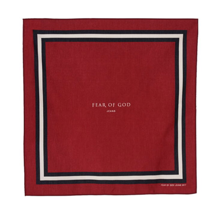 楽天市場】FEAR OF GOD - SIGNATURE SCARF ロゴ スカーフ バンダナ  