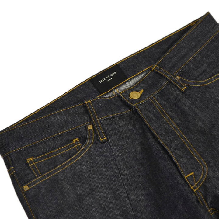 楽天市場】FEAR OF GOD - Selvedge Paneled Denim Jean FIFTH  