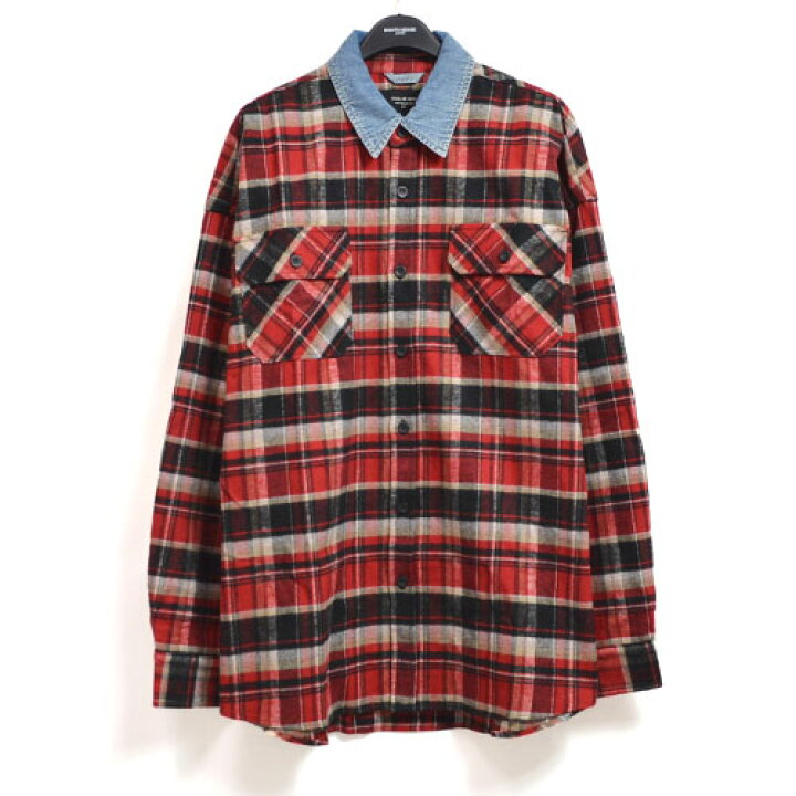 楽天市場】FEAR OF GOD - DENIM COLLARED FLANNEL FIFTH COLLECTION  