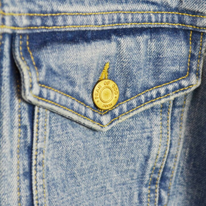 楽天市場】FEAR OF GOD - Selvedge Denim Alpaca Trucker Jacket FIFTH  