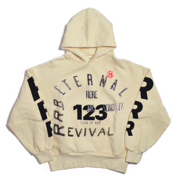楽天市場】FEAR OF GOD X RRR 123 REVIVAL HOODIEフィアオブゴッド 