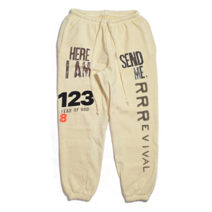 楽天市場】FEAR OF GOD X RRR 123 REVIVAL SWEATPANTSフィアオブゴッド 
