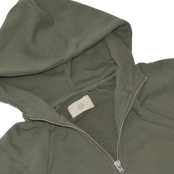楽天市場】FOG - FEAR OF GOD Essentials Half Zip Pullover Hoodie  