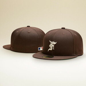 FOG - FEAR OF GOD Essentials x New Era 59FIFTY Fitted Hat Brownフィアオブゴッド エッセンシャルズ ニューエラ キャップ
