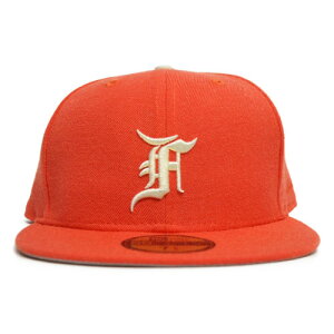 FOG - FEAR OF GOD Essentials x New Era 59FIFTY Fitted Hat Orange�t�B�A�I�u�S�b�h �G�b�Z���V�����Y �j���[�G�� �L���b�v �I�����W