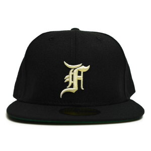 FOG - FEAR OF GOD Essentials x New Era 59FIFTY Fitted Hat Black�t�B�A�I�u�S�b�h �G�b�Z���V�����Y �j���[�G�� �L���b�v �u���b�N