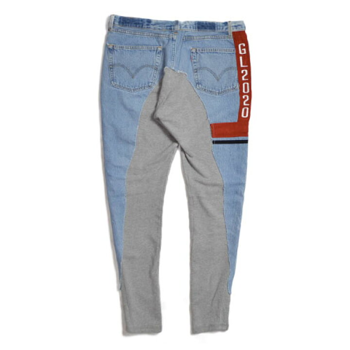 楽天市場】Greg Lauren 50/50 LONG SLIM PANT / RACING DENIM GREY 