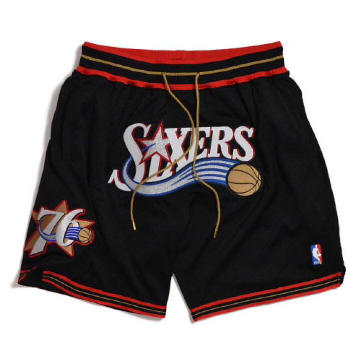 楽天市場】Just☆Don PHILADELPHIA 76ERS X Mitchell & Ness Shorts
