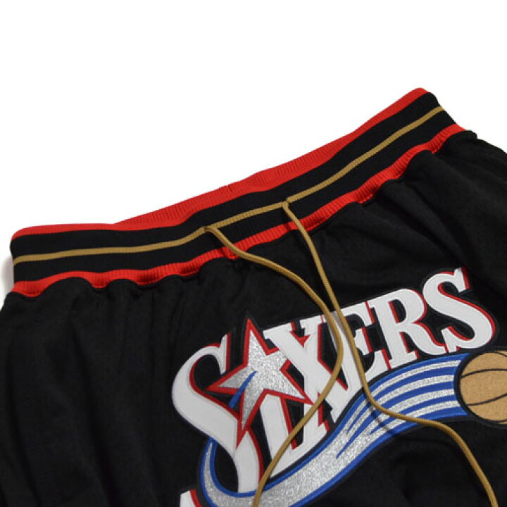 楽天市場】Just☆Don PHILADELPHIA 76ERS X Mitchell & Ness Shorts 