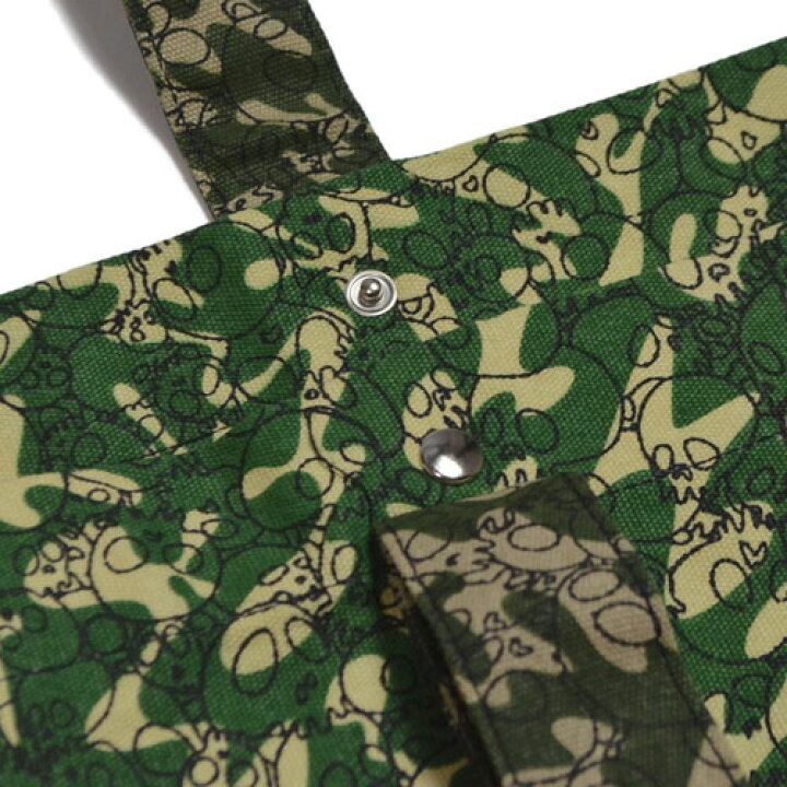 楽天市場】Kaikai kikiCAMO TOTE BAG / VIRIDIAN GREEN STYLE CAMOカモ 