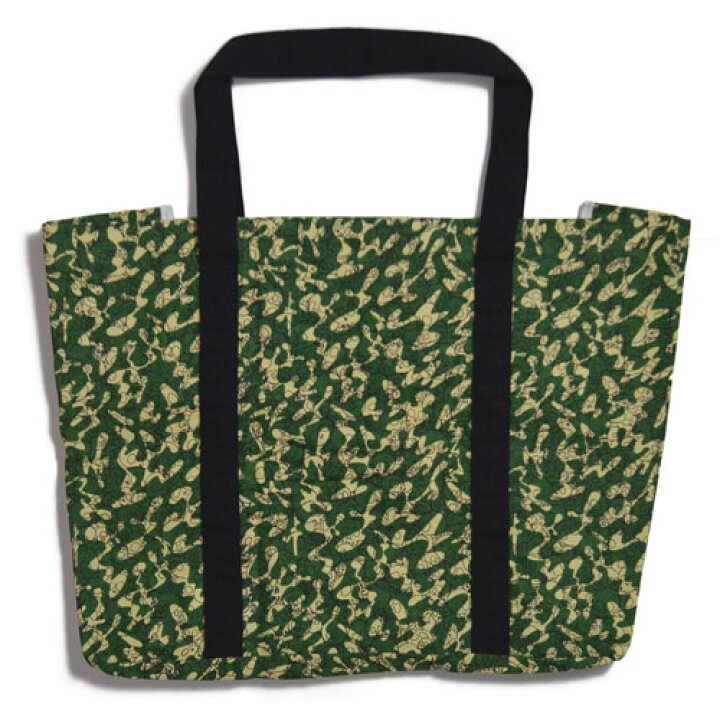 楽天市場】Kaikai kikiCAMO TOTE BAG / VIRIDIAN GREEN STYLE CAMOカモ 