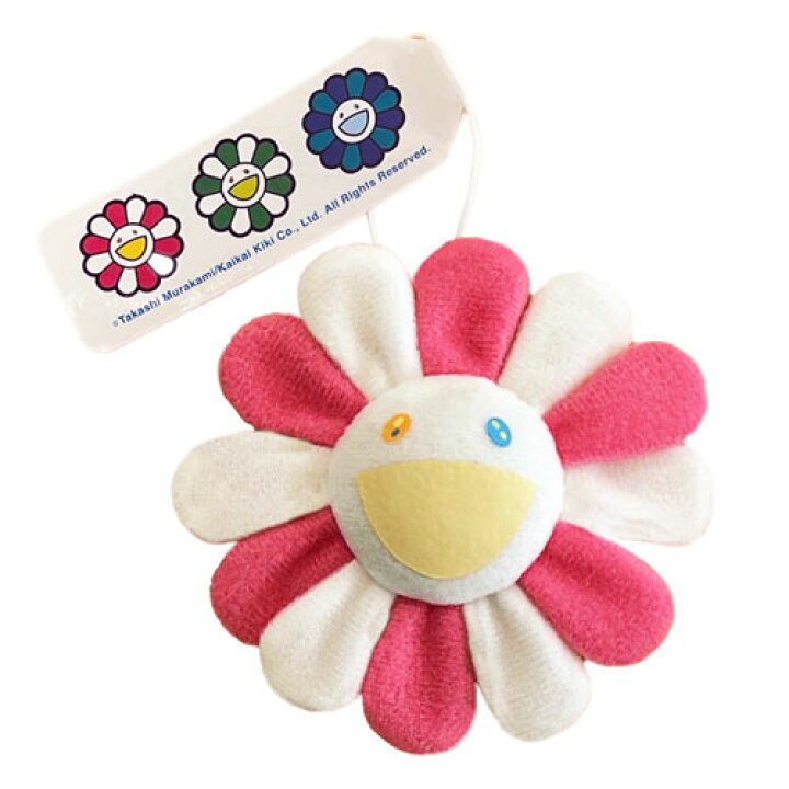 楽天市場】Kaikai kikiFlower Keychain Pink White × White  