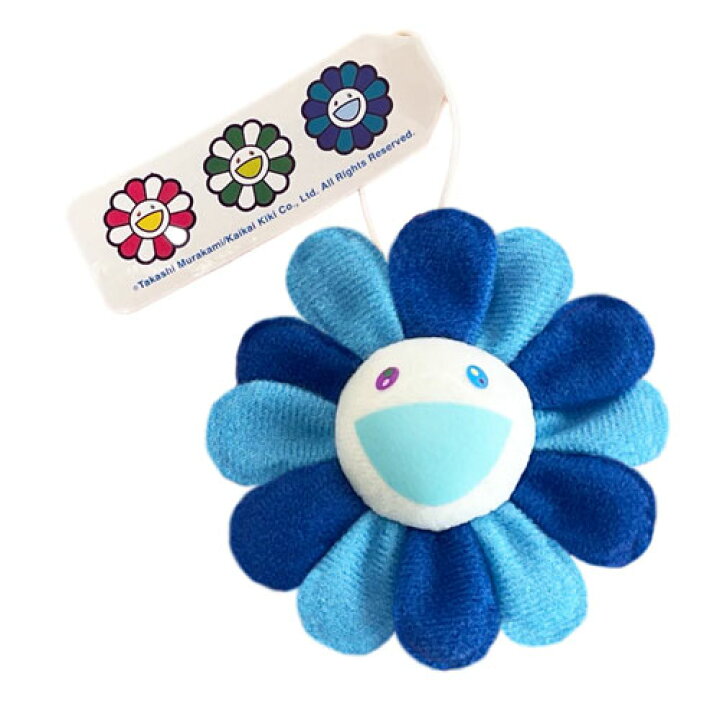 楽天市場】Kaikai kikiFlower Keychain Turquoise Blue × White  