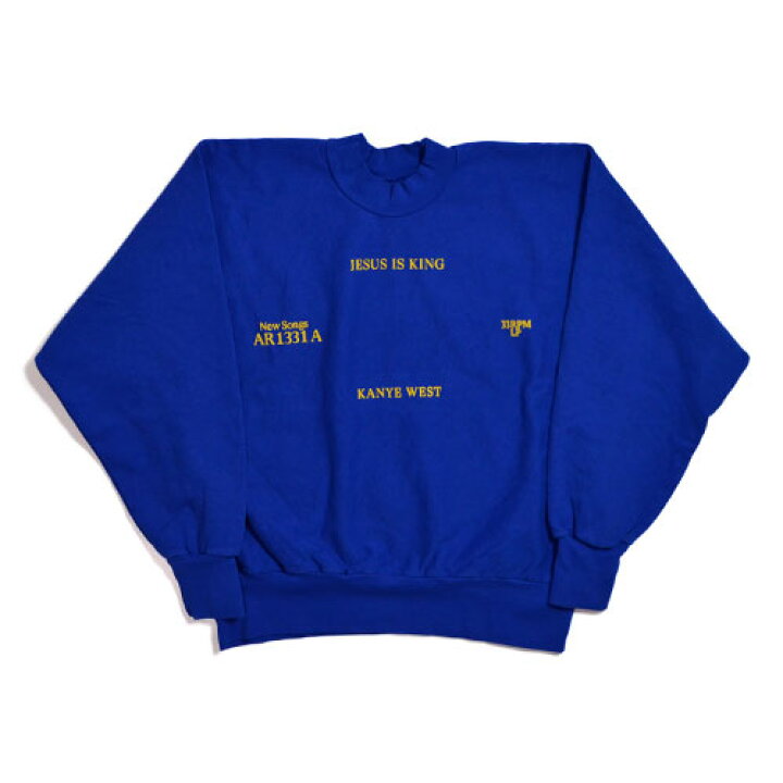 楽天市場】KANYE WESTJESUS IS KING VINYL CREWNECK Iカニエウエスト  
