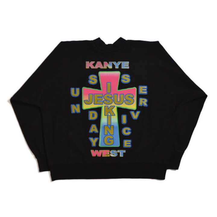 楽天市場】KANYE WESTAWGE FOR JIK CROSS CREWNECK IIカニエウエスト 