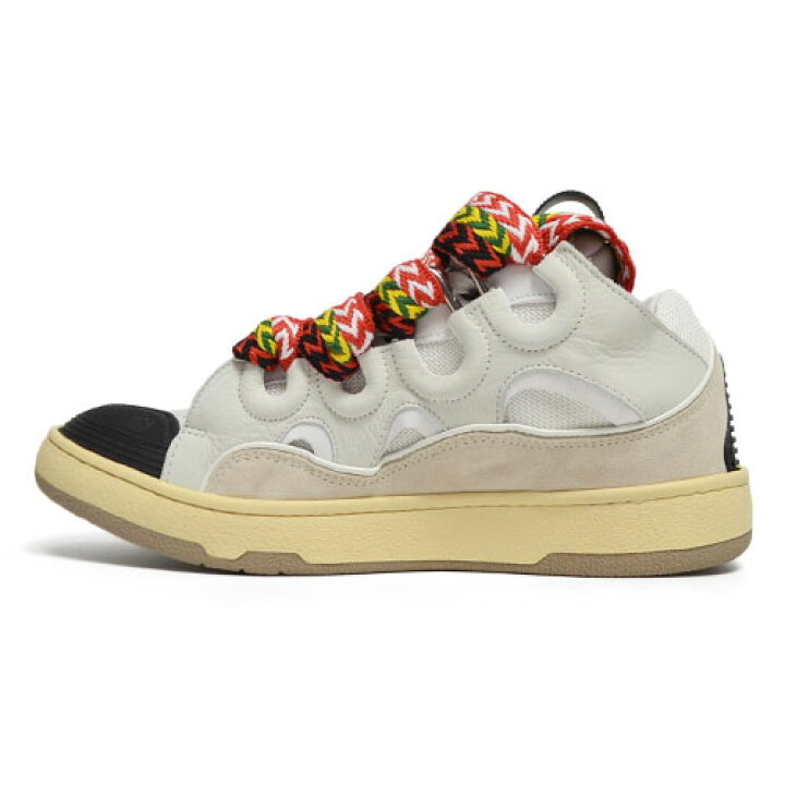 楽天市場】LANVIN PARISLEATHER CURB SNEAKERS / WHITEランバン 