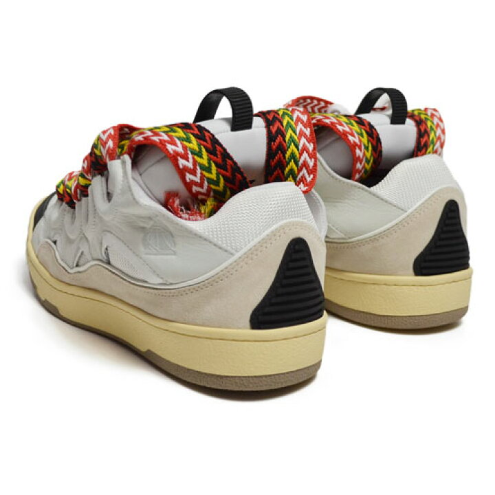 楽天市場】LANVIN PARISLEATHER CURB SNEAKERS / WHITEランバン 