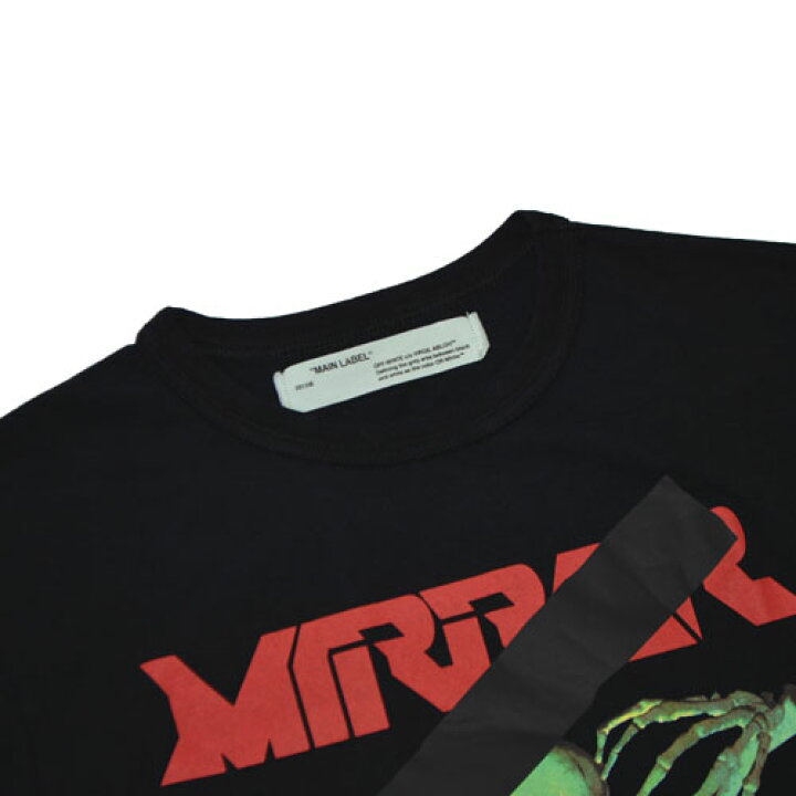 楽天市場】Off-WhiteMIRROR SKULL TEE BLACKオフホワイト ミラー 