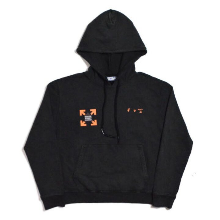 楽天市場】Off-WhiteDSM “Fluro Rebellion HOODIE” BLACK ORANGEオフ 