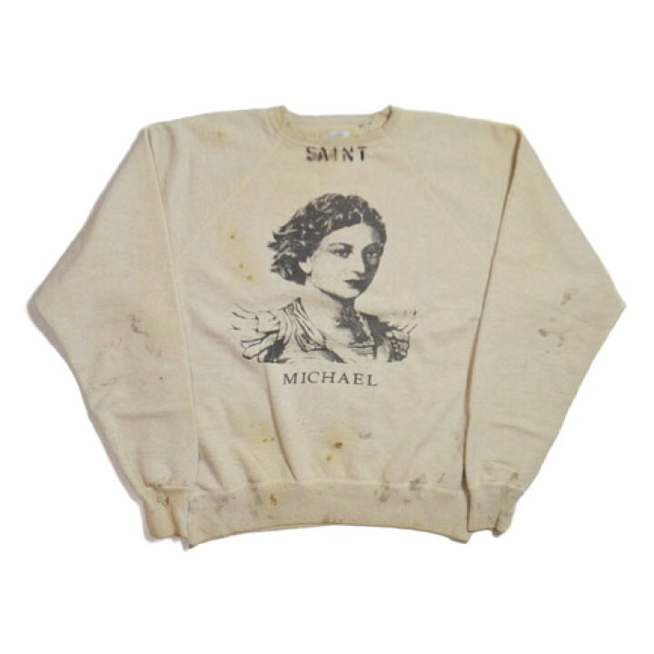 楽天市場】SAINT MxxxxxxSAINT MICHAEL RAGLAN SWEAT SHIRT / GREY 