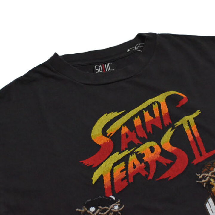 楽天市場】SAINT MxxxxxxSAINT TEARS II T-SHIRT / BLACKセント 