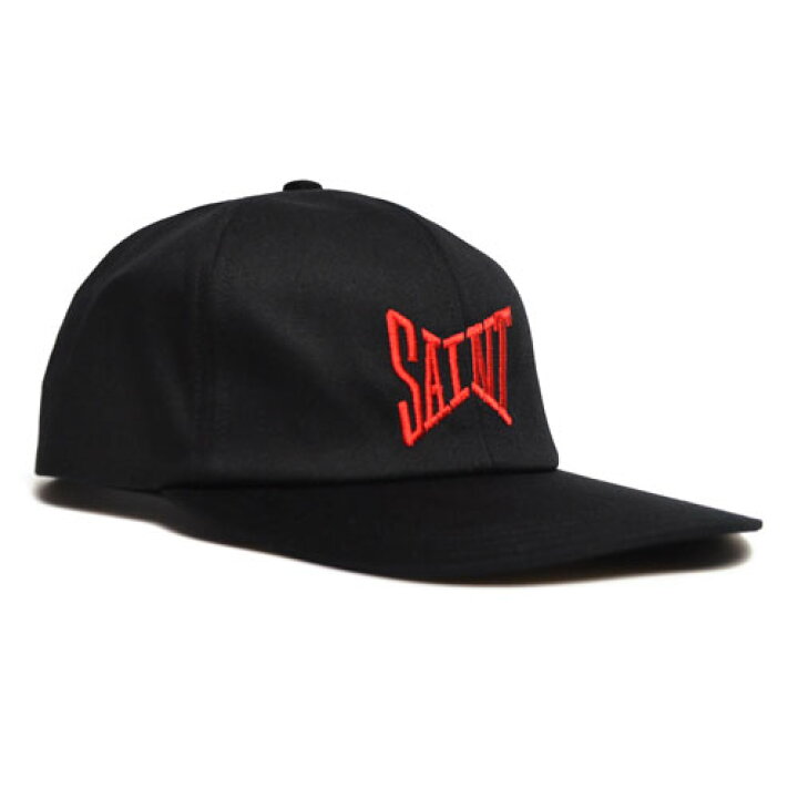 楽天市場】SAINT MxxxxxxLOGO BLACK CAP / BLACKセントマイケル ロゴ 