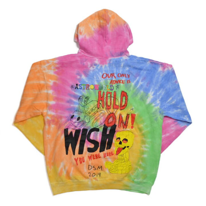 楽天市場】Travis Scott - Astroworld x DSM LA Down To Earth Hoodie 