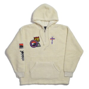 Travis ScottCACTUS TRAILS HALF-ZIP SHERPA HOODIE�g�����B�X �X�R�b�g �n�[�t�W�b�v �V�F���p �t�[�h �p�[�JCACTUS JACK �J�N�^�X�W���b�N