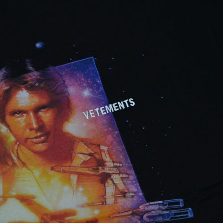 楽天市場】VETEMENTSMOVIE POSTER 2 T-SHIRTヴェトモン スターウォーズ 