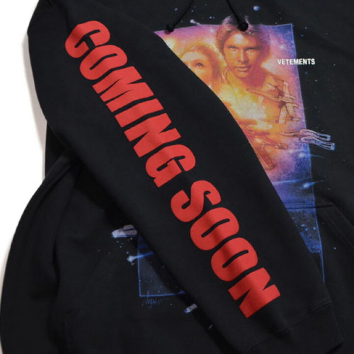 楽天市場】VETEMENTSMOVIE POSTER 2 HOODIEヴェトモン スターウォーズ 