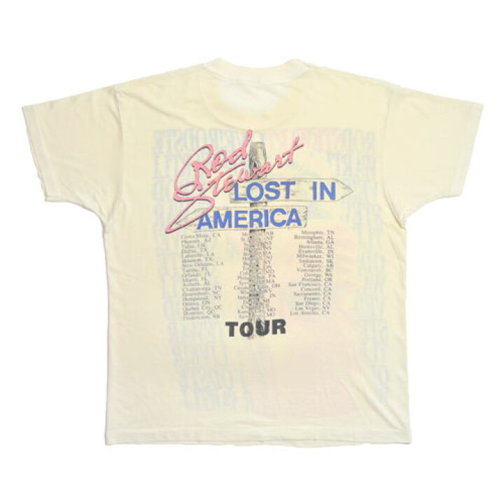 楽天市場】ROD STEWART LOST IN AMERICA Vintage T-shirt ヴィンテージ 