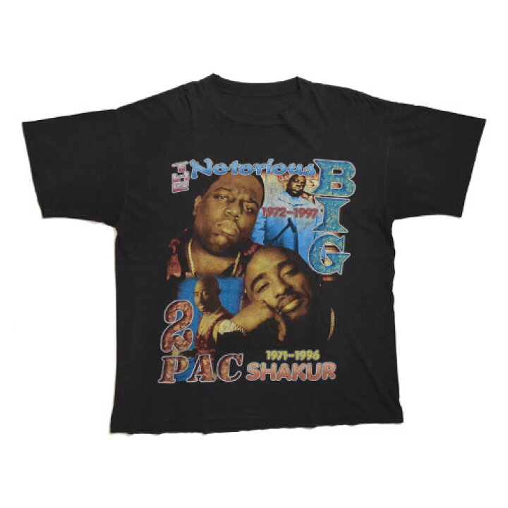 楽天市場】2PAC SHAKUR & THE Notorious BIG Vintage T-shirt 