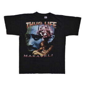 Tupac THUG LIFE , MAKAVELI Vintage T-shirt ヴィンテージ Tシャツ 古着 2pac ツーパック