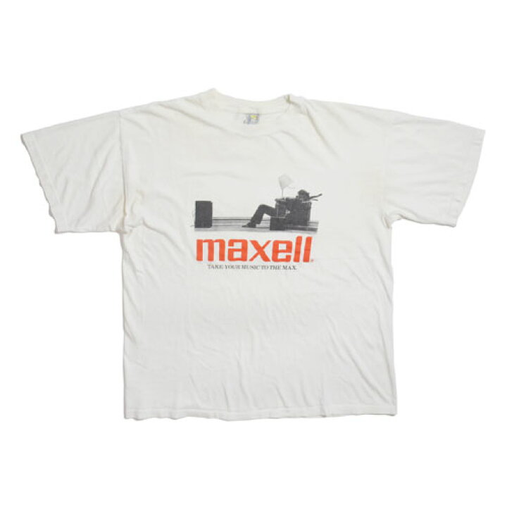 当時物USA製90sビンテージmaxellマクセルTシャツLサイズ企業物 楽天市場】