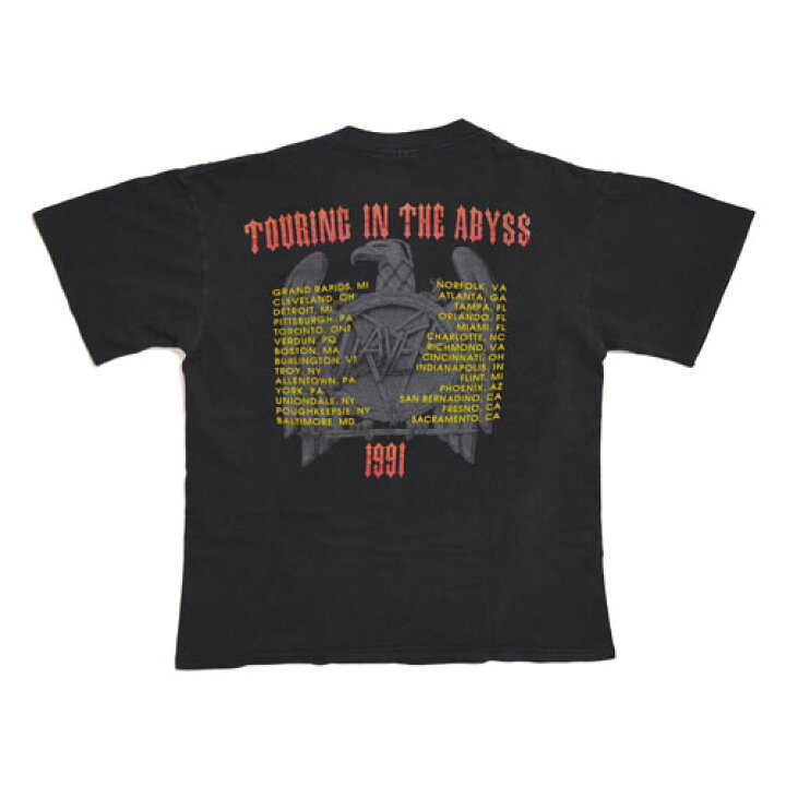 楽天市場】SLAYER TOURING IN THE ABYSS スレイヤー Vintage T-shirt 