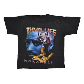 Tupac THUG LIFE , MAKAVELI Vintage T-shirt ヴィンテージ Tシャツ 古着 2pac ツーパック
