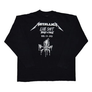 METALLICA LIVE SHIT BINGE & PURGE Vintage Long T-shirt ���B���e�[�W �����OT�V���c �Ò� ���^���J