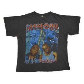 TUPAC & B.I.G MEMORY / PLEASE STOP THE VIOLENCE2pac ツーパック ビギーVintage T-shirtヴィンテージ Tシャツ 古着