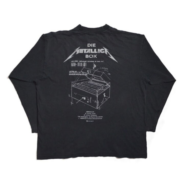 楽天市場】METALLICA LIVE SHIT BINGE & PURGE Vintage Long T-shirt 