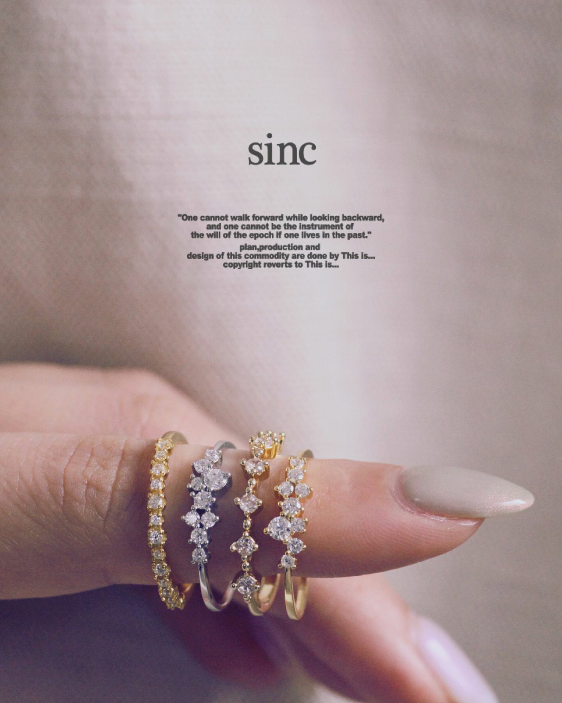 sinc(シンク)シルバー925リングやジルコニアリング入荷