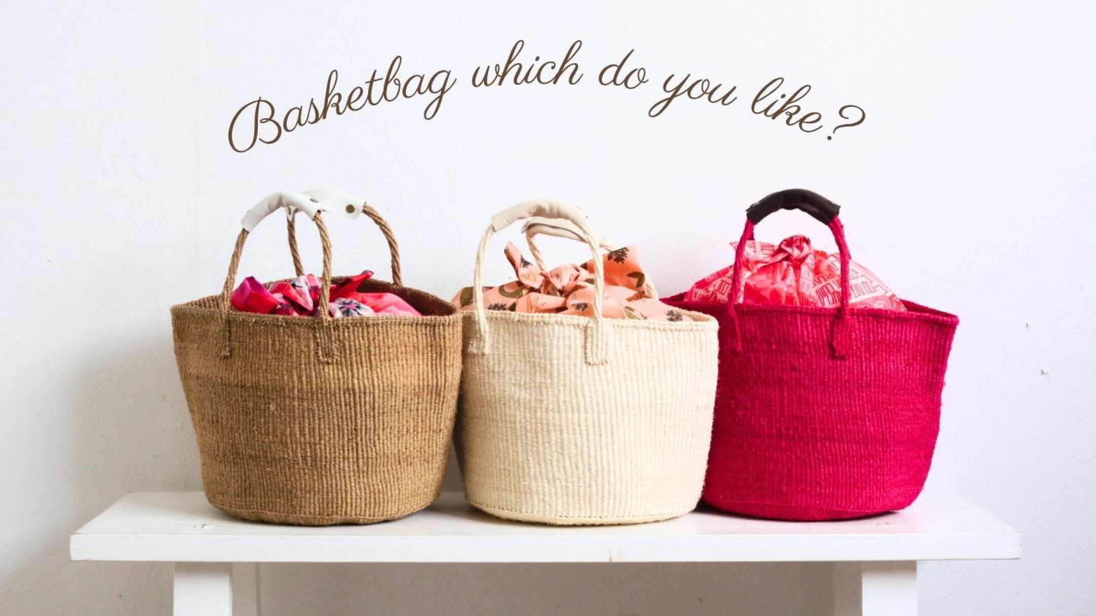 ■サイザルカゴバッグ■BAGGUとコーディネートして自分だけのスタイルに♪