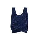 BAGGU バグー エコバッグ BABY リサイクル ナイロン コンステレーション ミッドナイト 2025年 新色 柄 ベビー 洗濯可能 折り畳み コンパクト 軽量 ミニ コンビニ レジ袋型 入園 入学 準備 サブバッグ 新生活 正規品 プチ お祝い ポイント 消化 買いまわり