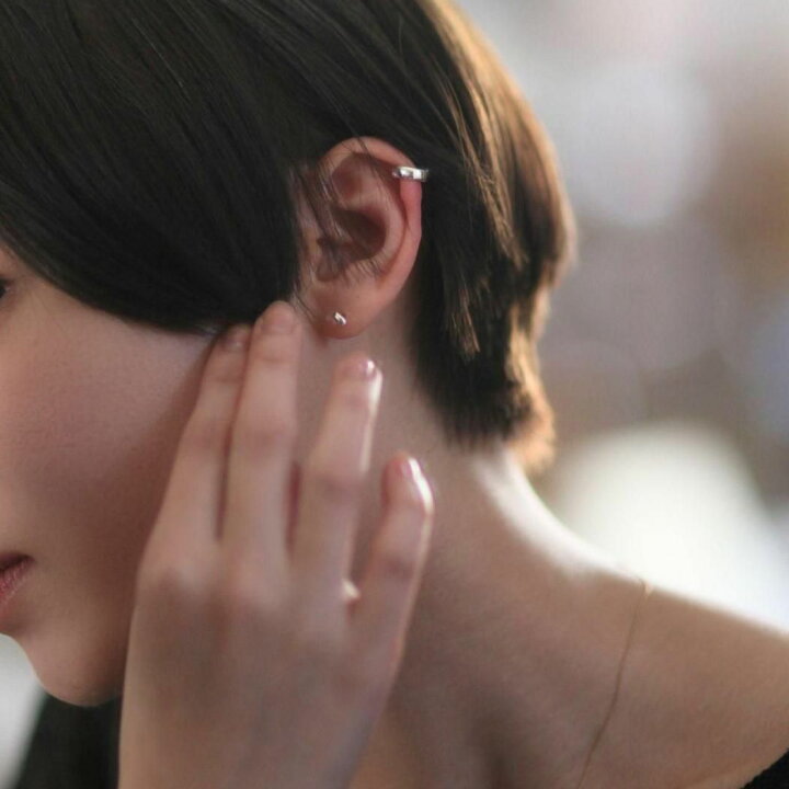 楽天市場】BYOKA ビョーカ E0701 GRAIN PIERCE ピアス シルバー（両耳 