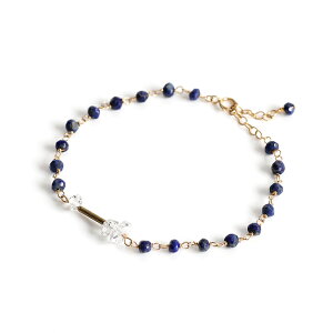 cocozelle(ココゼル) / COB-01 crystal ブレスレット- ラピスラズリ レディース ギフト 記念日 アクセサリー ジュエリー 20代 30代 40代 50代 60代 プチギフト お祝い 買いまわり プレゼント