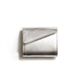 Ense アンサ ミニ財布 sew127R garcon mini wallet right ミニウォレット シルバー 財布 シンプル 軽量 大容量 可愛い 大人 20代 30代 40代 50代 60代 人気 プレゼント 贈り物 ギフト 母の日