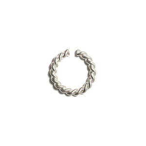 _Fot フォート twist form cuff S _ circle silver ツイスト イヤーカフ サークル シルバー 1706ac_cs 片耳タイプ イヤカフ サークル 丸 フープ シンプル カジュアル人気 大人 20代 30代 40代 50代 60代 真鍮 bras
